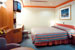 View description of an interior stateroom
