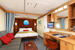 View description of an interior stateroom