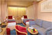View description of an interior stateroom