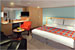 View description of an interior stateroom