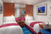 View description of an interior stateroom